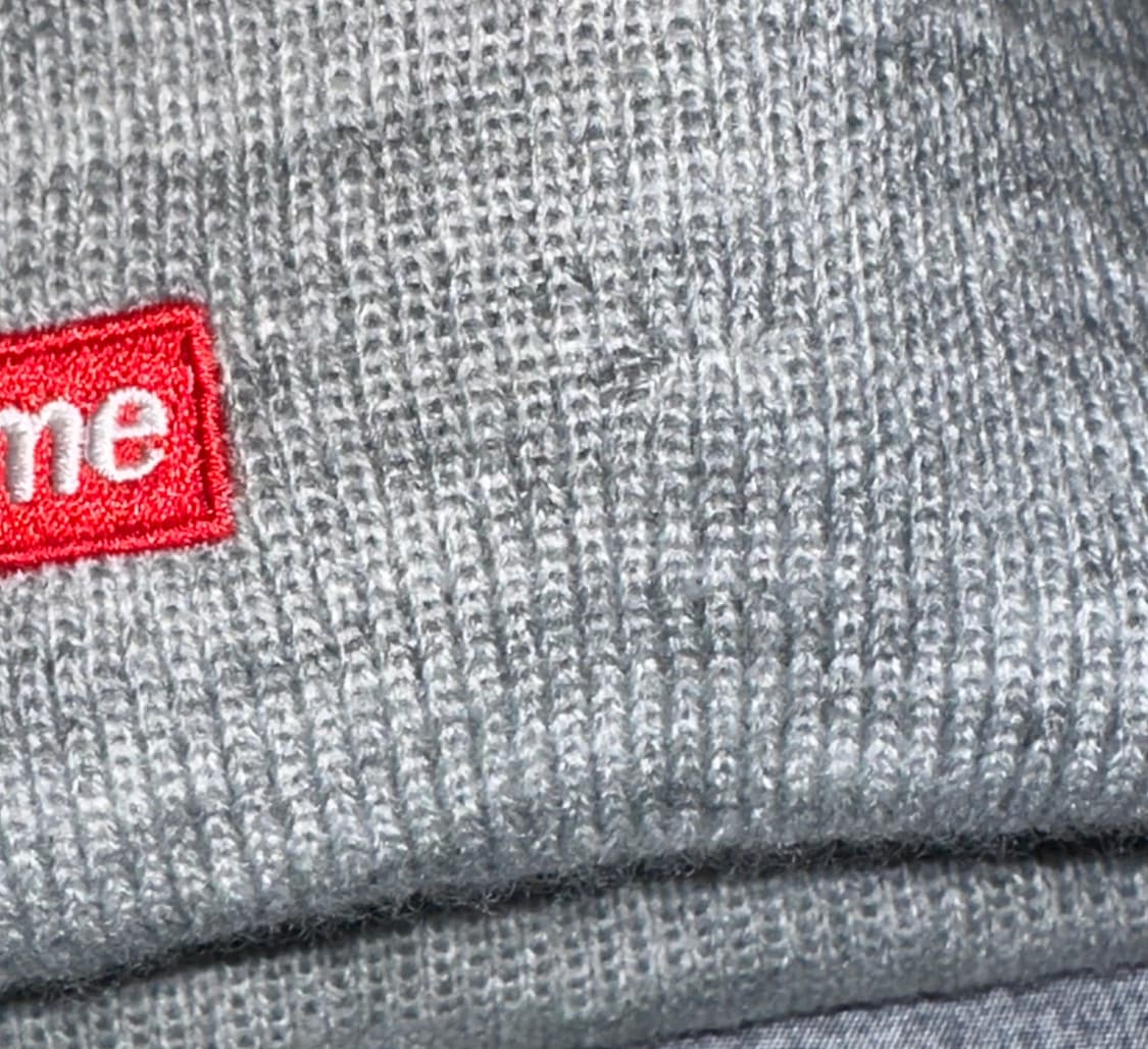 슈프림 뉴에라  비니 헤더 그레이-23FW 상품이미지3