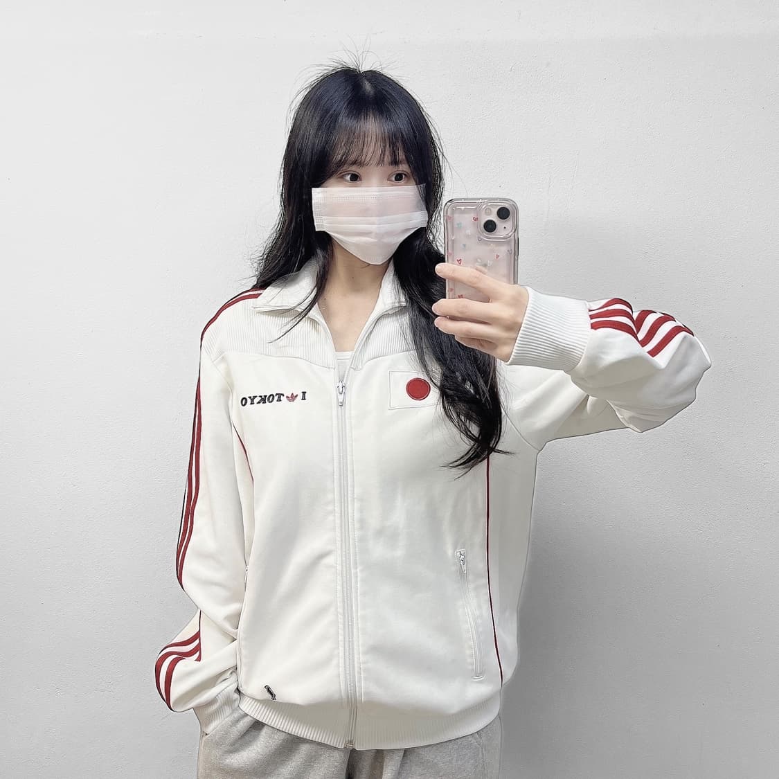 아디다스 일본 재패니즈 도쿄 트랙탑 져지 화이트 상품이미지1