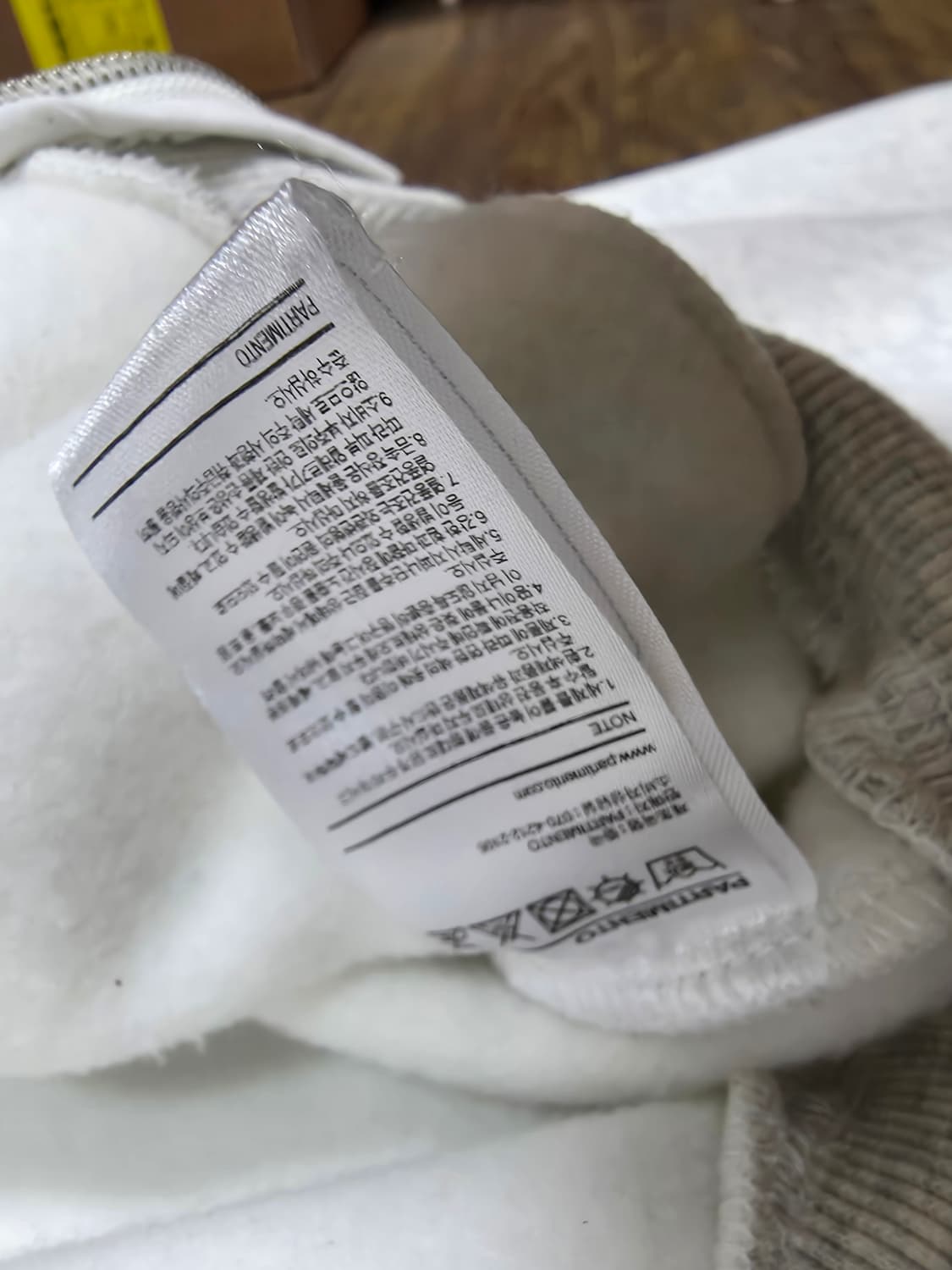 파르티멘토우먼 크롭후드집업 상품이미지7