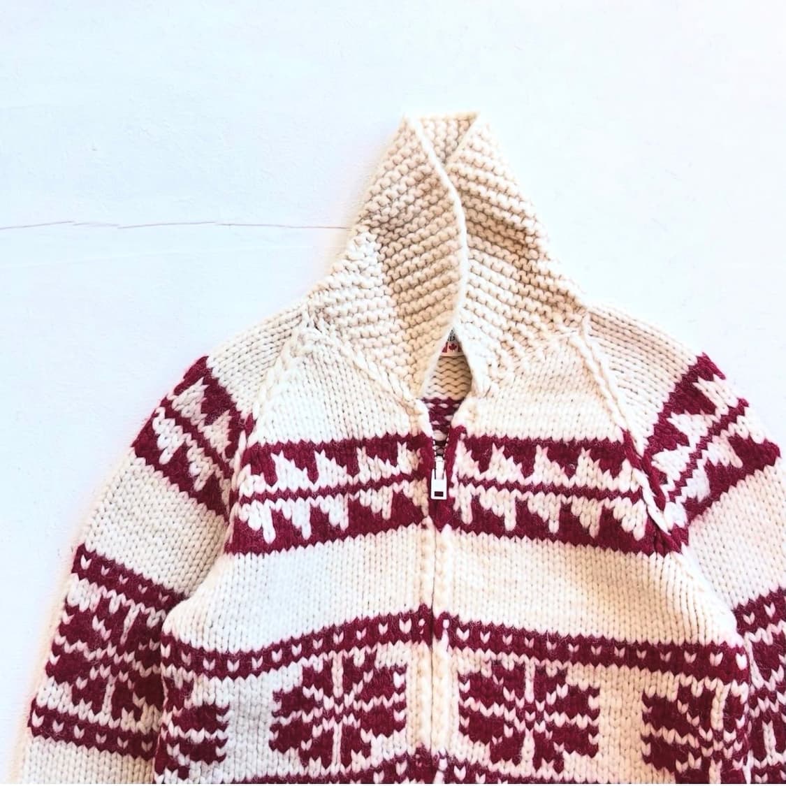 90's TUAK Handmade Cowichan sweater 상품이미지5