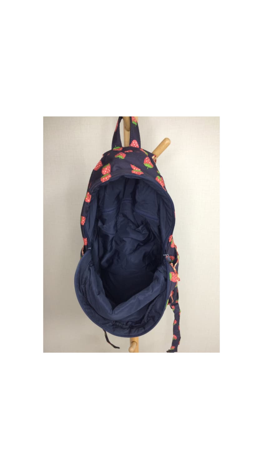 빈티지 스트로베리 패디드 백팩 상품이미지4