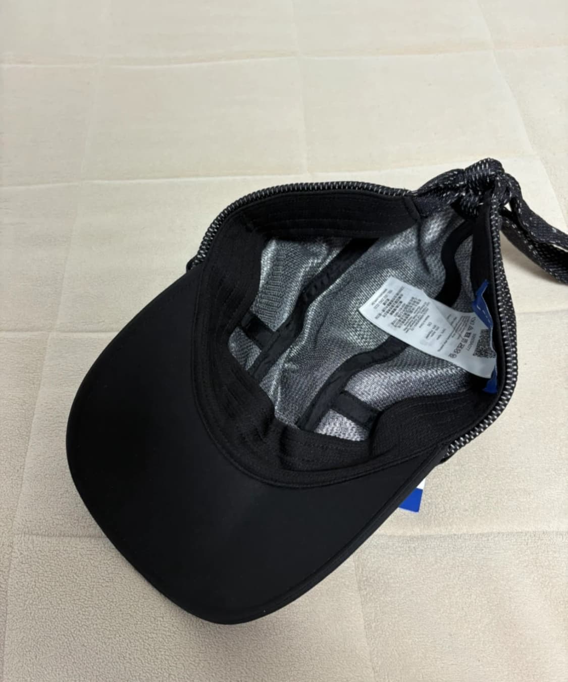 아식스 키코 노발리스 캡 모자 블랙 상품이미지3