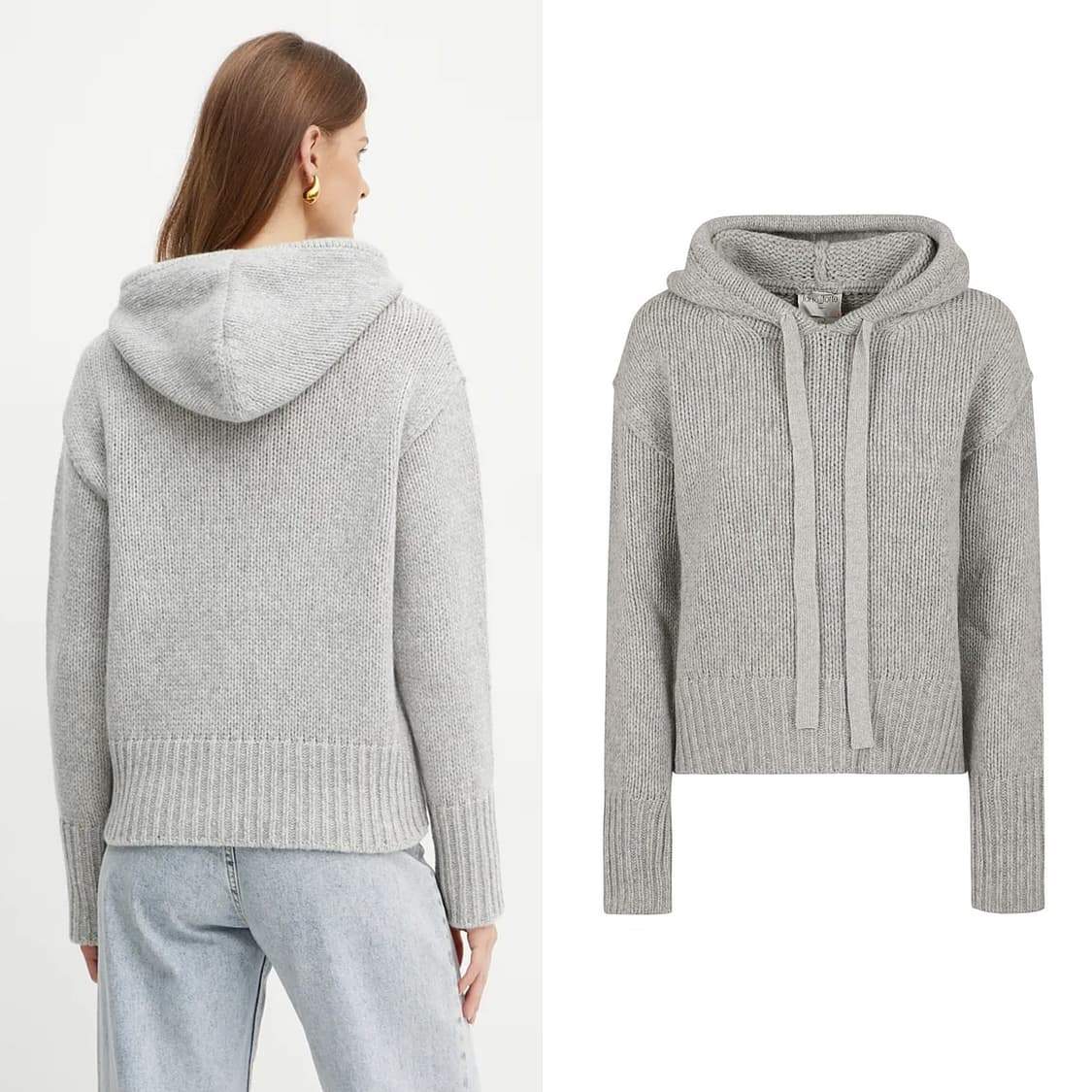 포르테포르테 24 울 니트 후디 상품이미지2