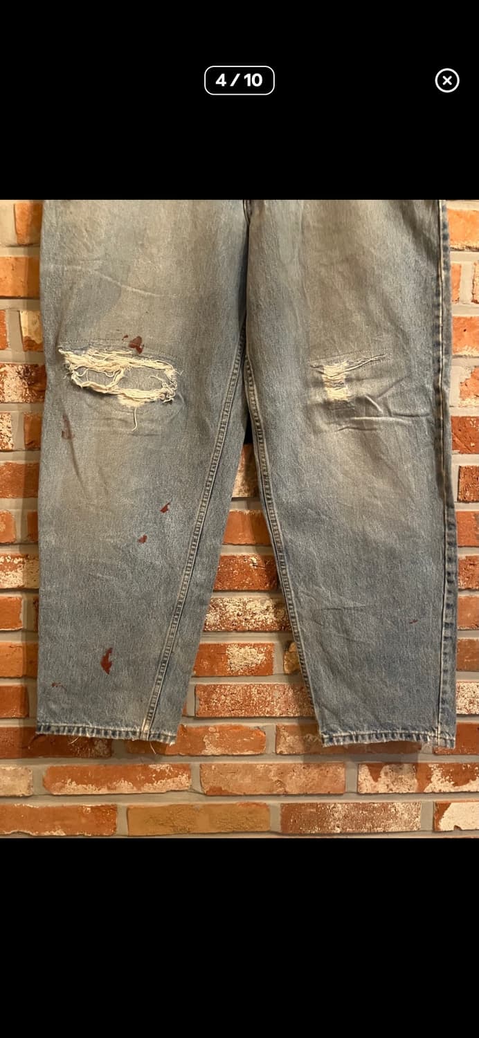 90s Levi’s silvertap baggy denim 상품이미지4