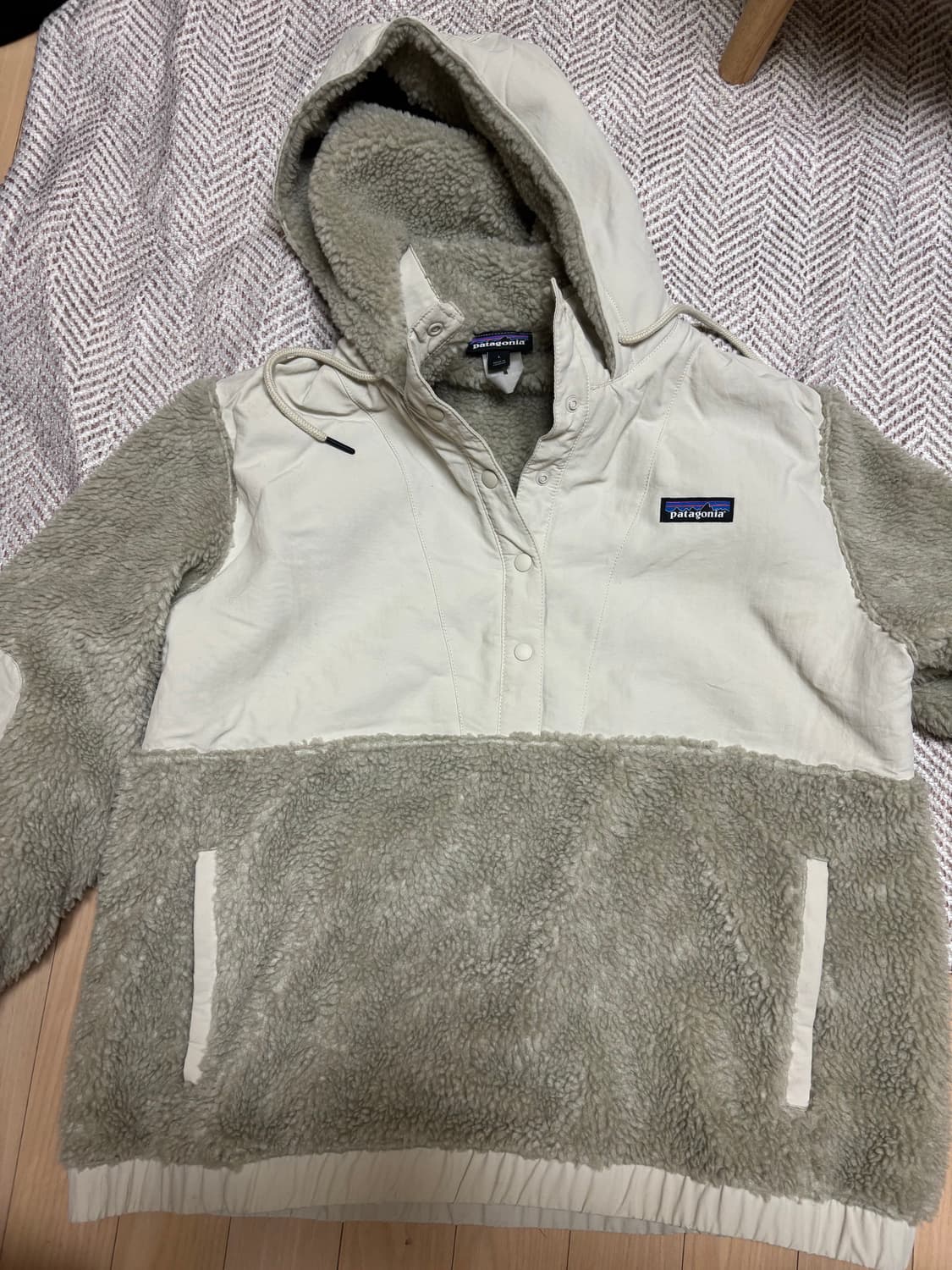 파타고니아 여성용 쉘드 레트로 X 플리스 풀오버 펠리칸  상품이미지2