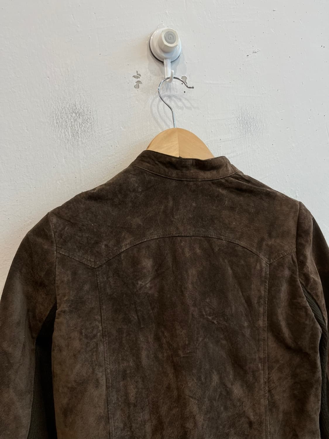 EMJ 리얼스웨이드 사선집업 자켓 우먼즈  상품이미지5