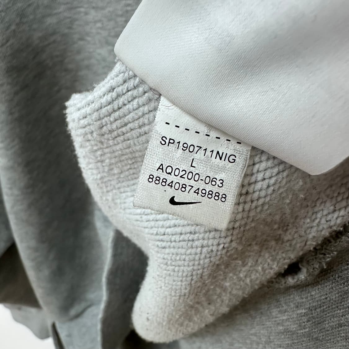 나이키 여성 드라이핏 절개 크롭 맨투맨 티셔츠 L사이즈 J23 상품이미지10