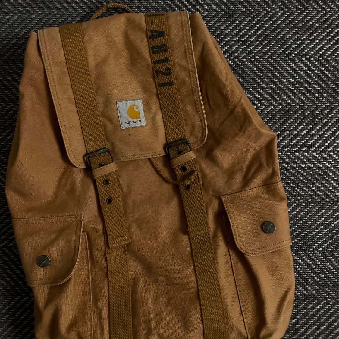 90s 칼하트 USA 오리지날 트램프 캔버스 백팩o 3318 상품이미지2