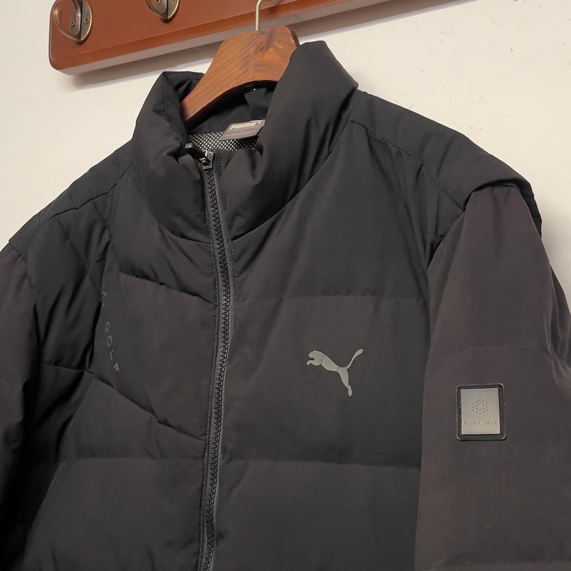 푸마 골프 블랙 덕 다운 패딩   상품이미지2