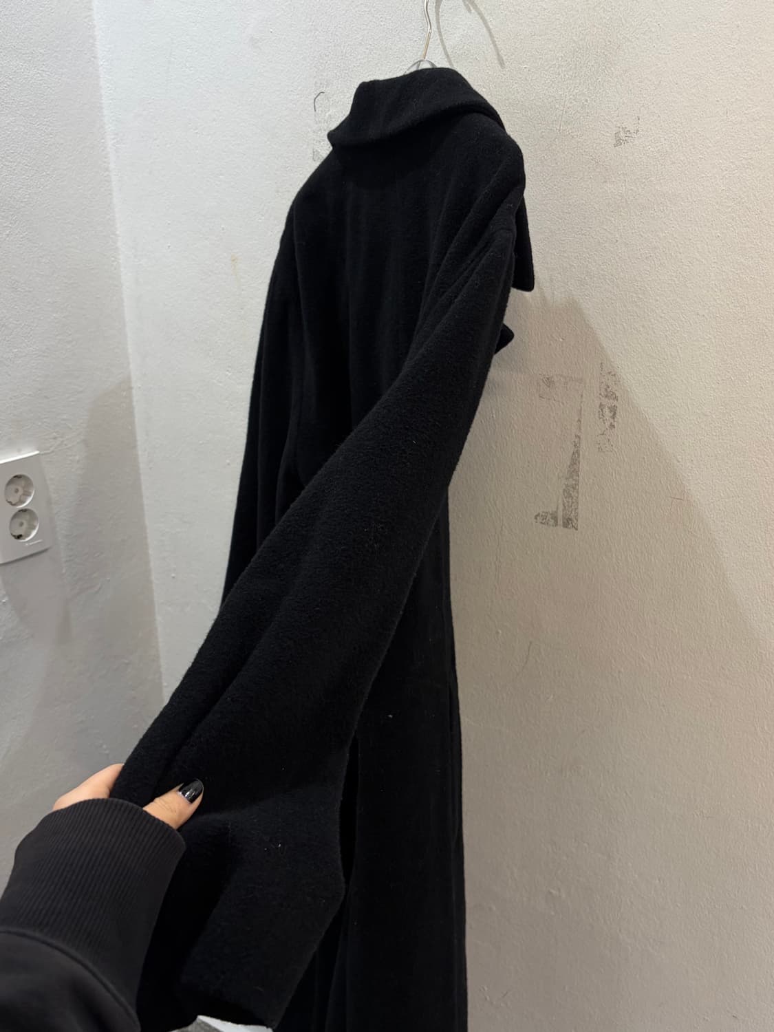 Workshop by Yohji Yamamoto Long Black Wo 상품이미지8