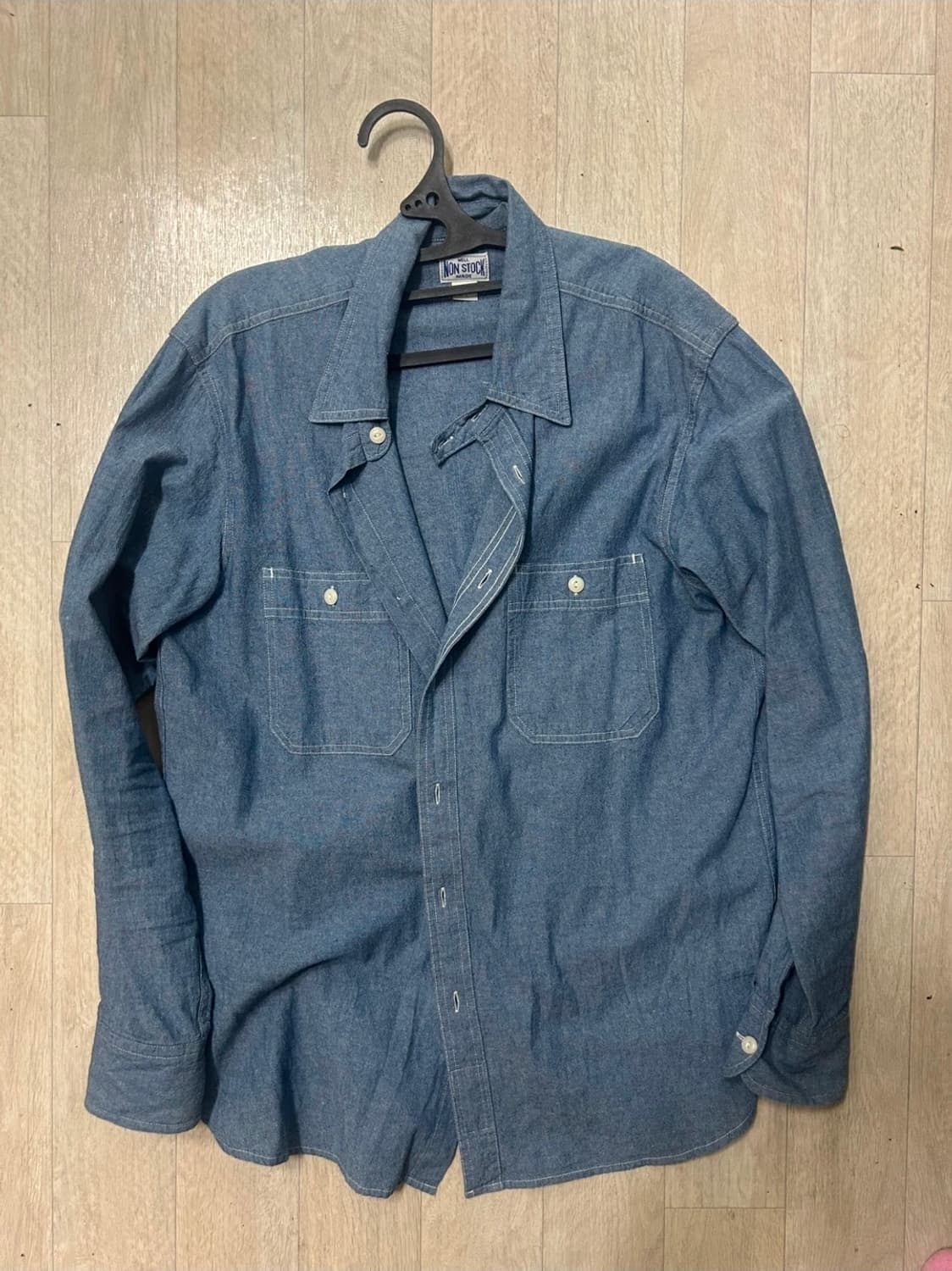 브론슨 논스탁 샴브레이 워크셔츠 KR.Ver  상품이미지1