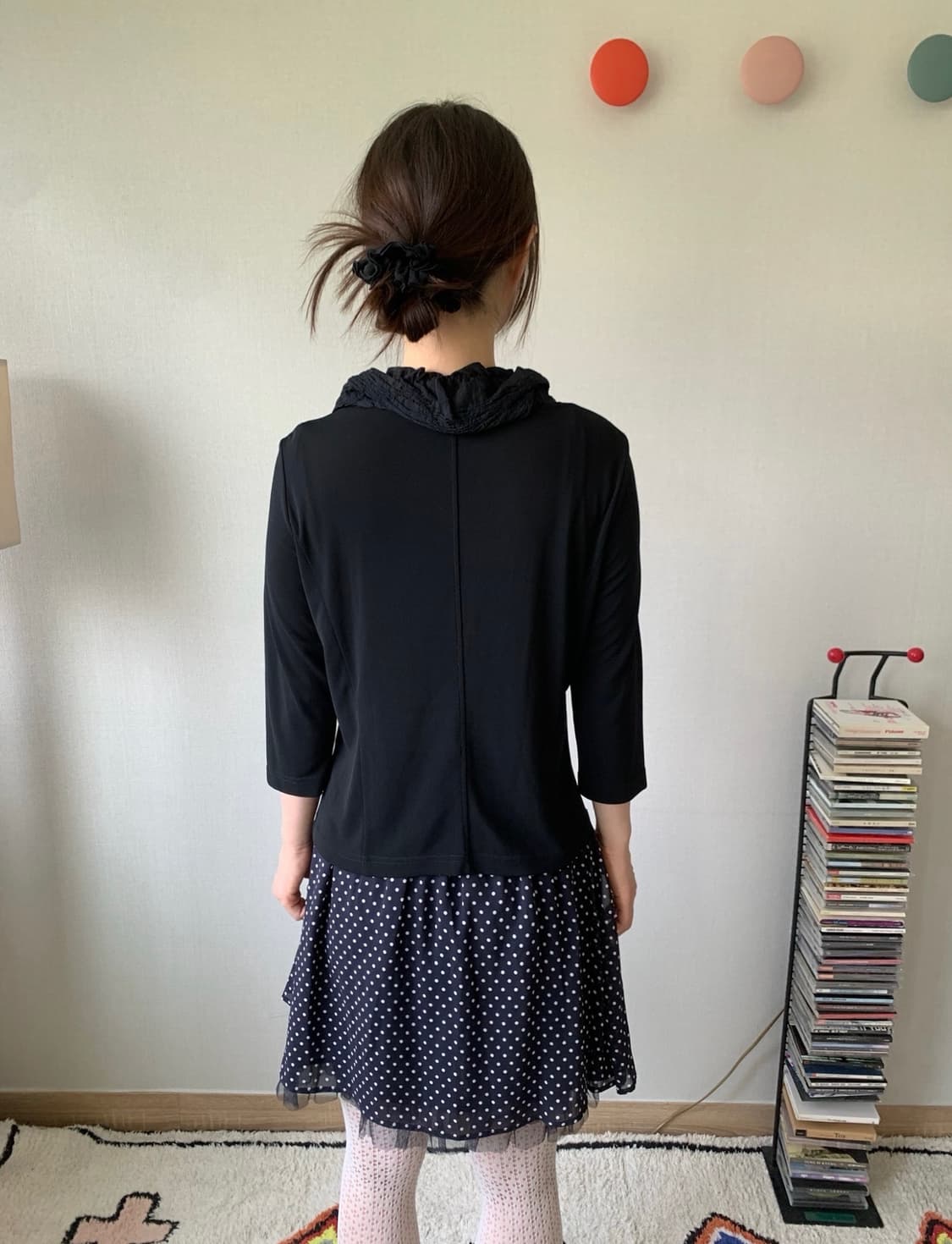 mb lucas cachette, ruffle blouse 상품이미지4