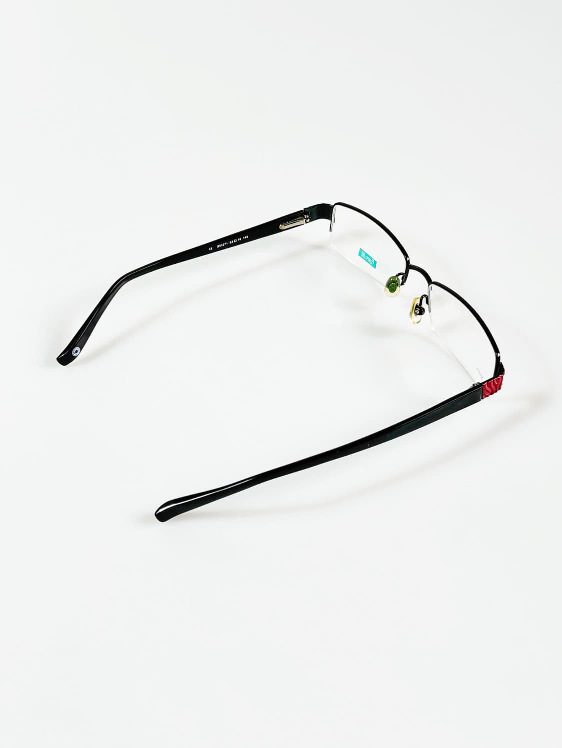 90s FUTIS 반무테 스퀘어 메탈 빈티지 안경 상품이미지4