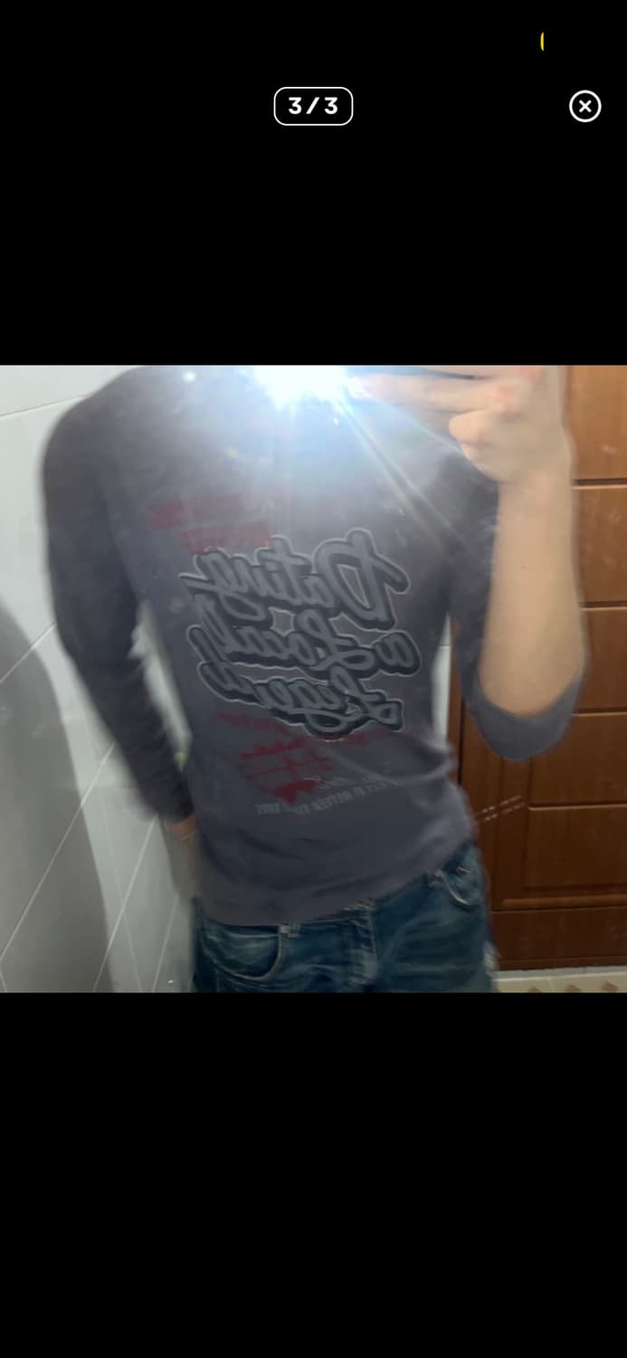 D&G y2k 프린팅 롱슬리브 상품이미지2