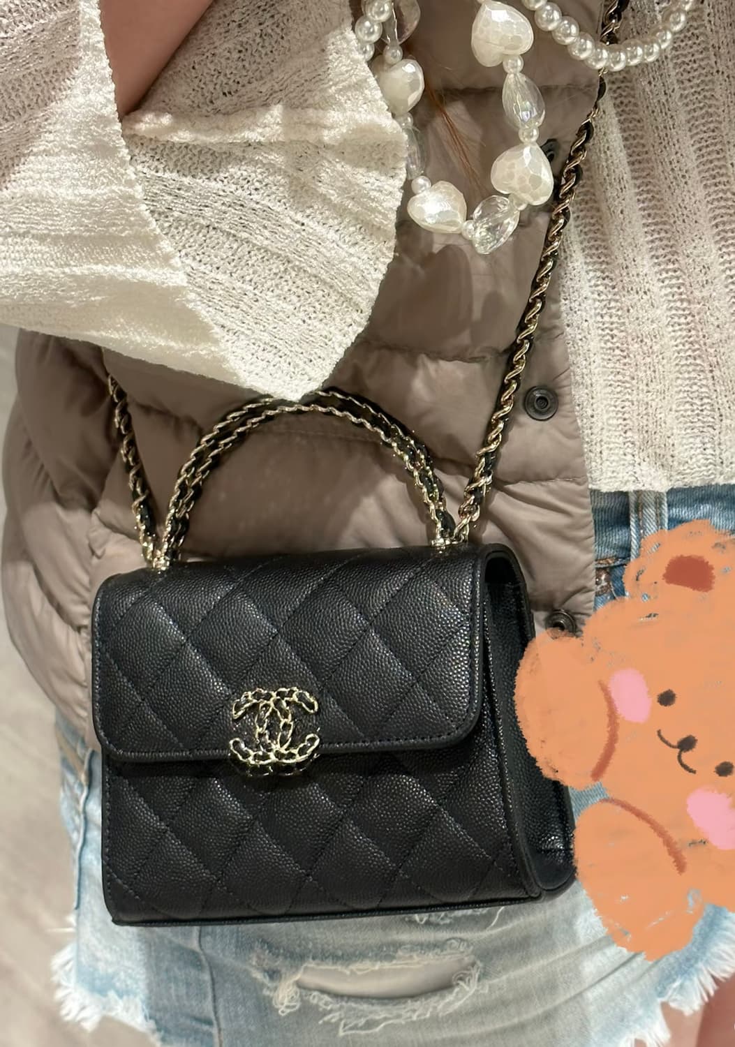 샤넬 뷰티 체인 핸들 크로스백 상품이미지3