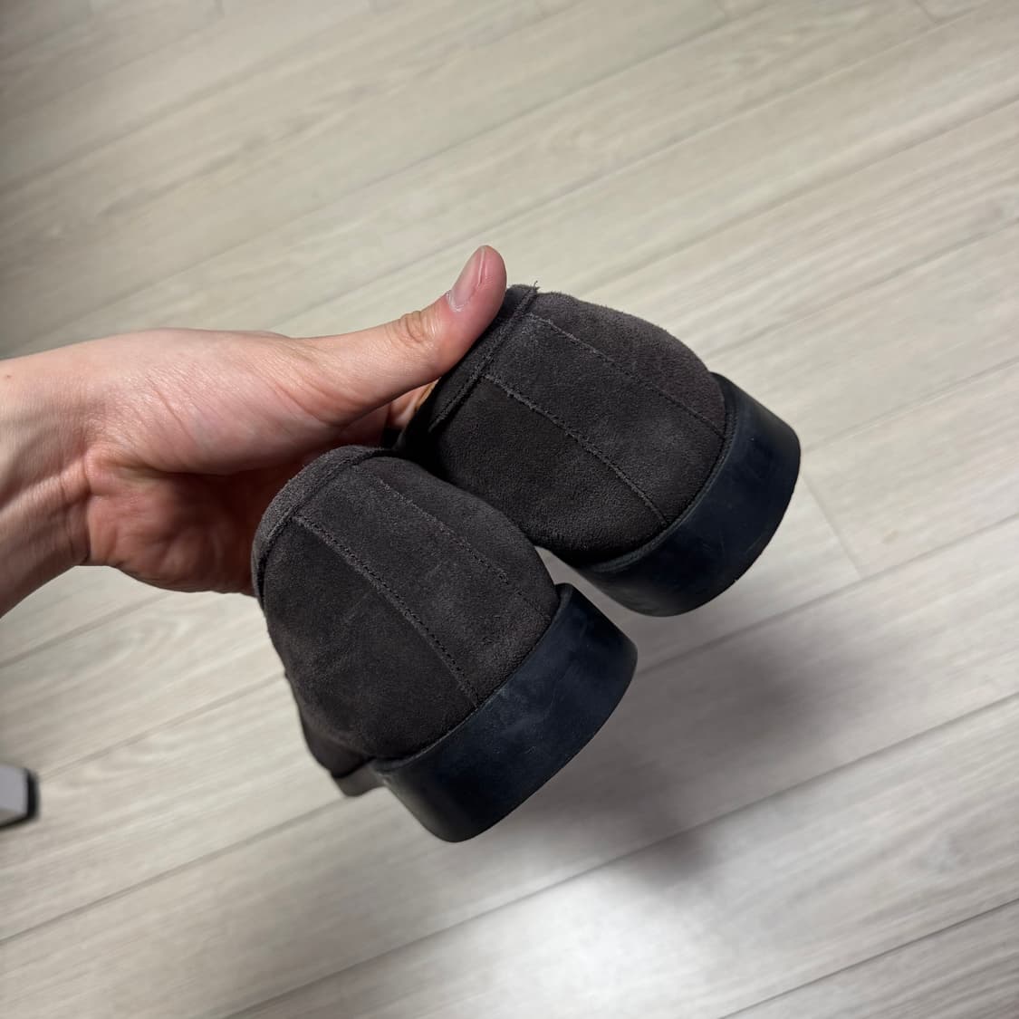 포스트맨 타이프라이터 스웨이드 로퍼 다크 브라운 285 상품이미지4