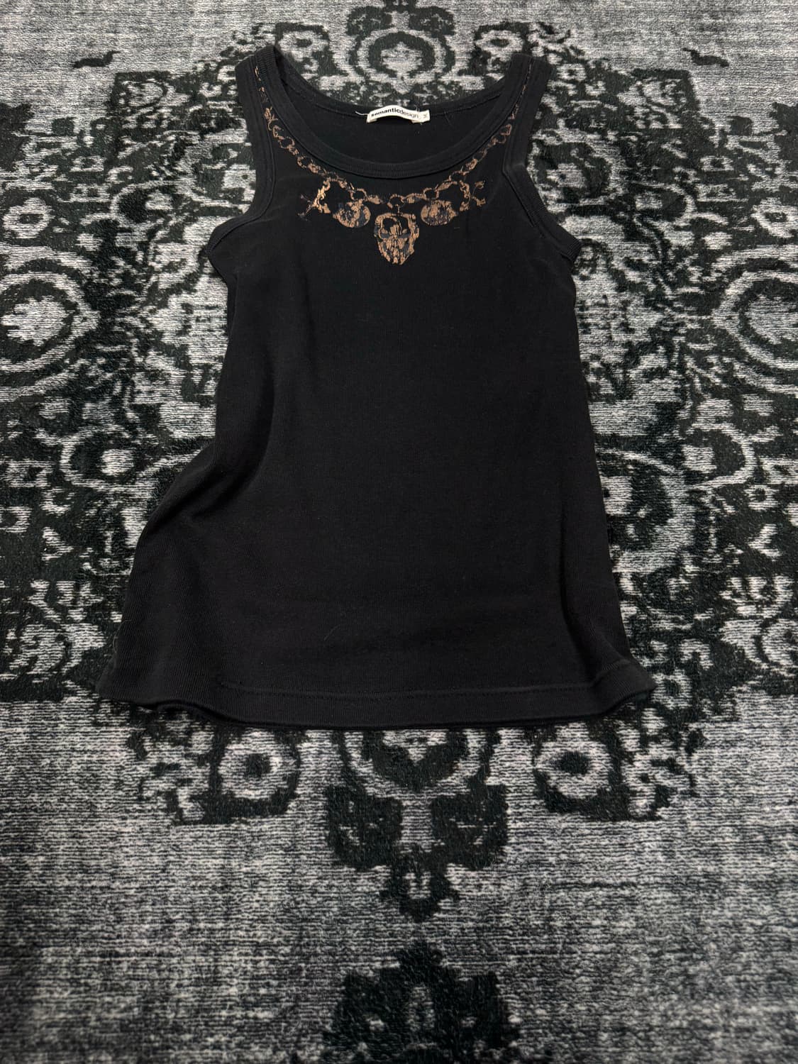 Semantic design 00s skull necklace sleev 상품이미지4