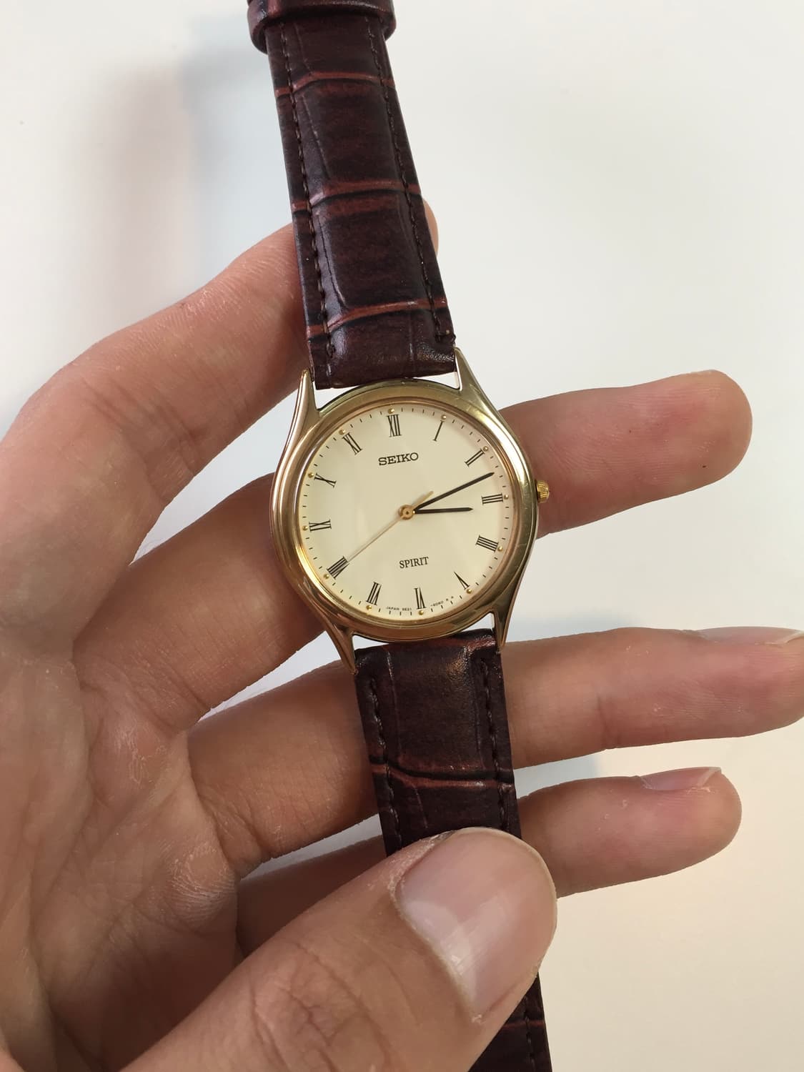 90s seiko spirit roman index gold 상품이미지4