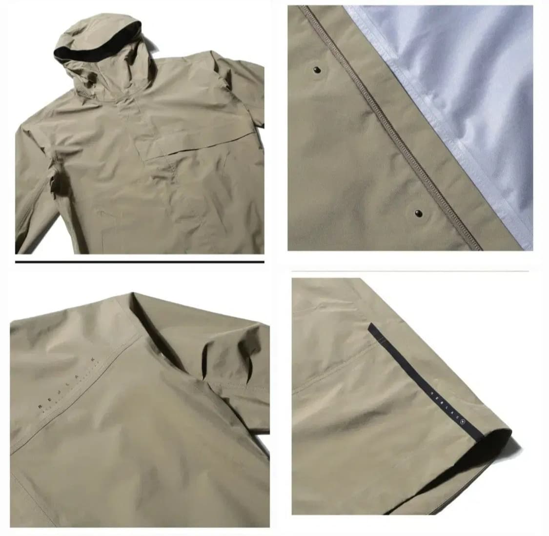 (새제품)K2여성 세미오버핏 코트형자켓 고어텍스(블랙,베이지90,95) 상품이미지3