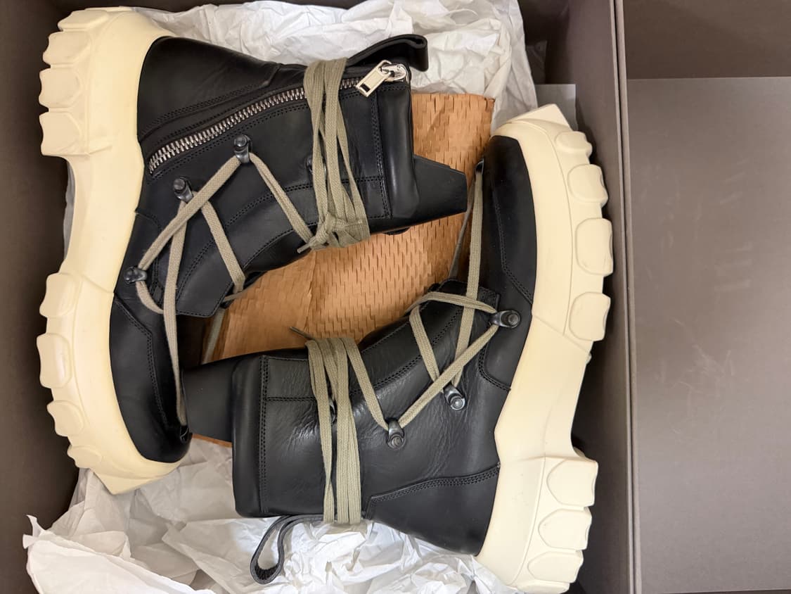 Rick owens 아크네 팹스타일 하이킹 부츠 18ss 상품이미지5