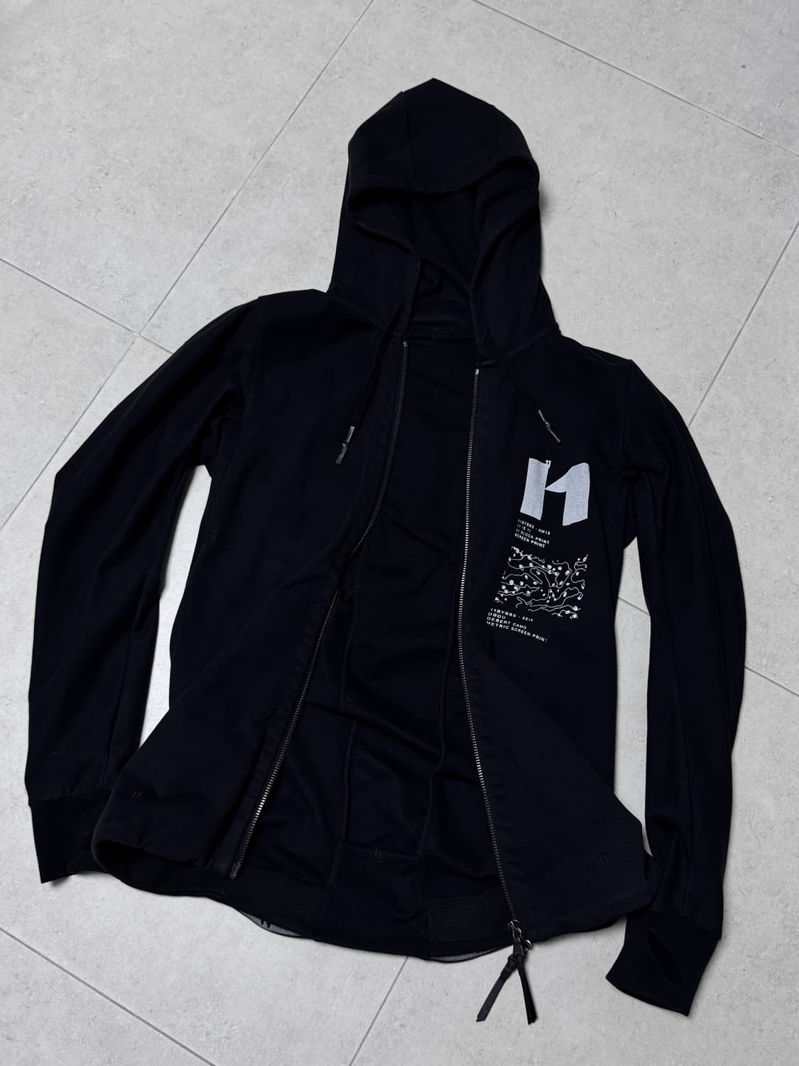 11byBBS / Fuck u 후드 집업 / M 상품이미지8