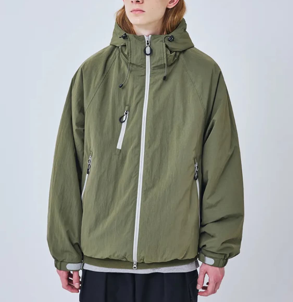 새상품(L,XL)유니폼브릿지 PT 집 후드 파카 세이지그린 상품이미지1