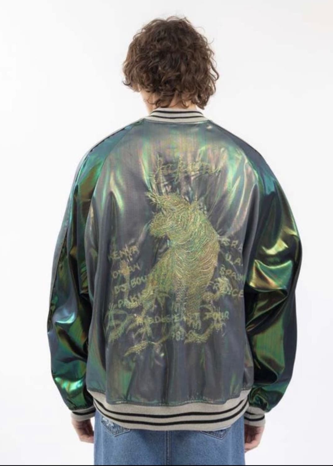 doublet 23ss 홀로그램 스카잔 수베니어 자켓 M / 한정판 상품이미지5