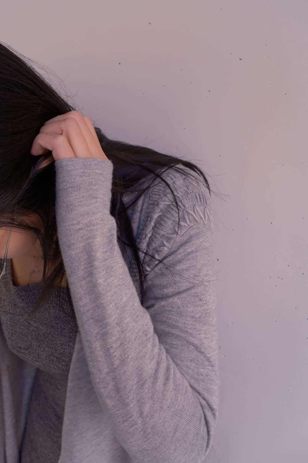 Embroidered cashmere drape open cardigan 상품이미지6