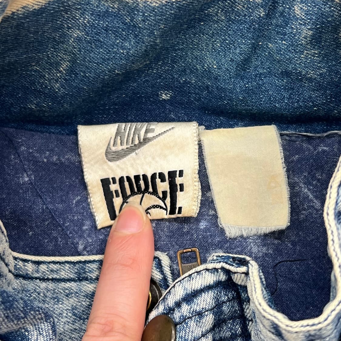 나이키포스 워시드 데님자켓 r2495 상품이미지8