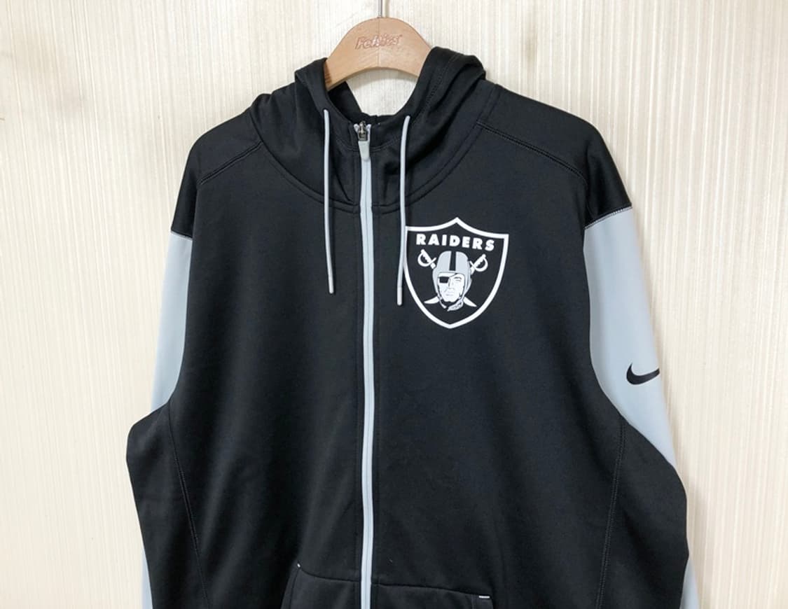 NFL 나이키 라스베가스 레이더스 후드집업자켓 L(해외) 상품이미지5