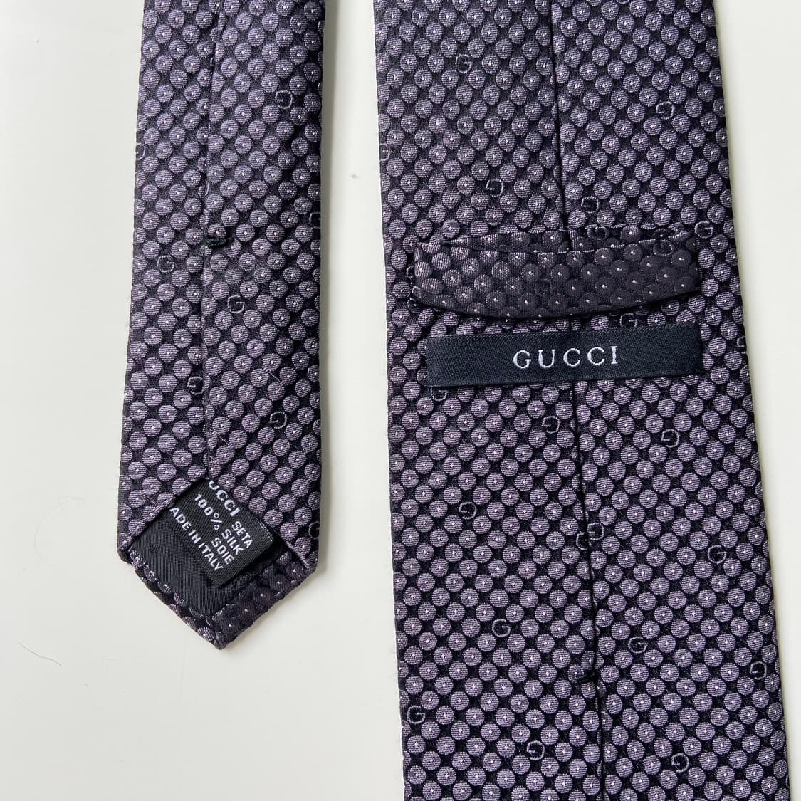 구찌(GUCCI) G모노그램 명품 정품 넥타이 8.3cm 상품이미지4