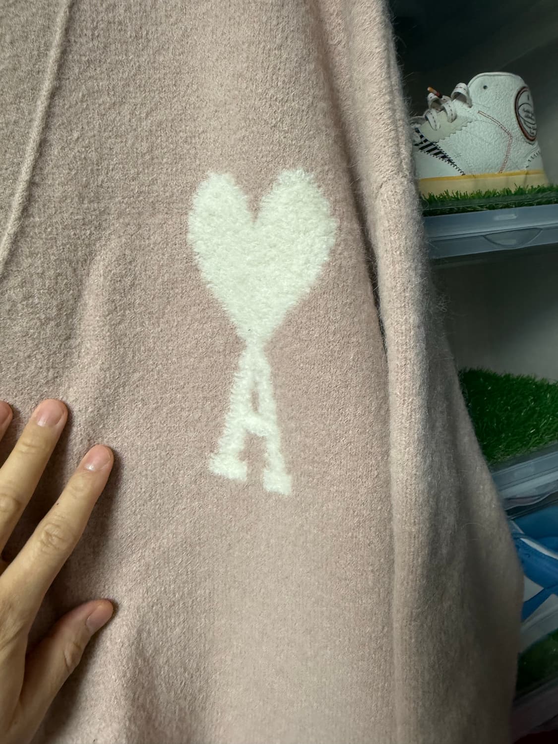 아미 알파카 가디건 판매  상품이미지3