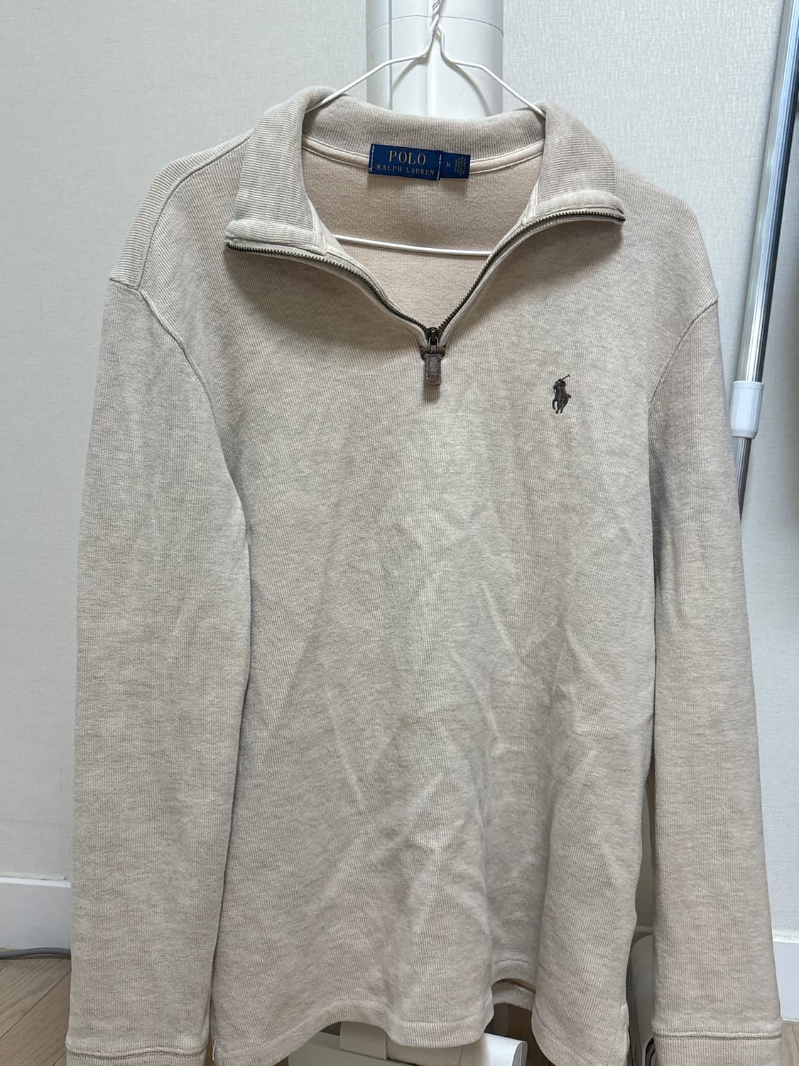 폴로 초코포니 반집업 오트밀 M 상품이미지1