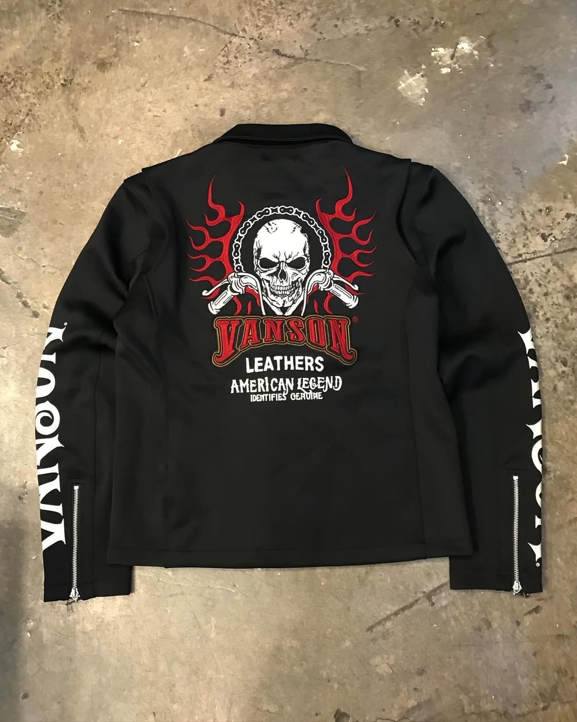 Vanson Skull Embroidery Jersey 상품이미지8