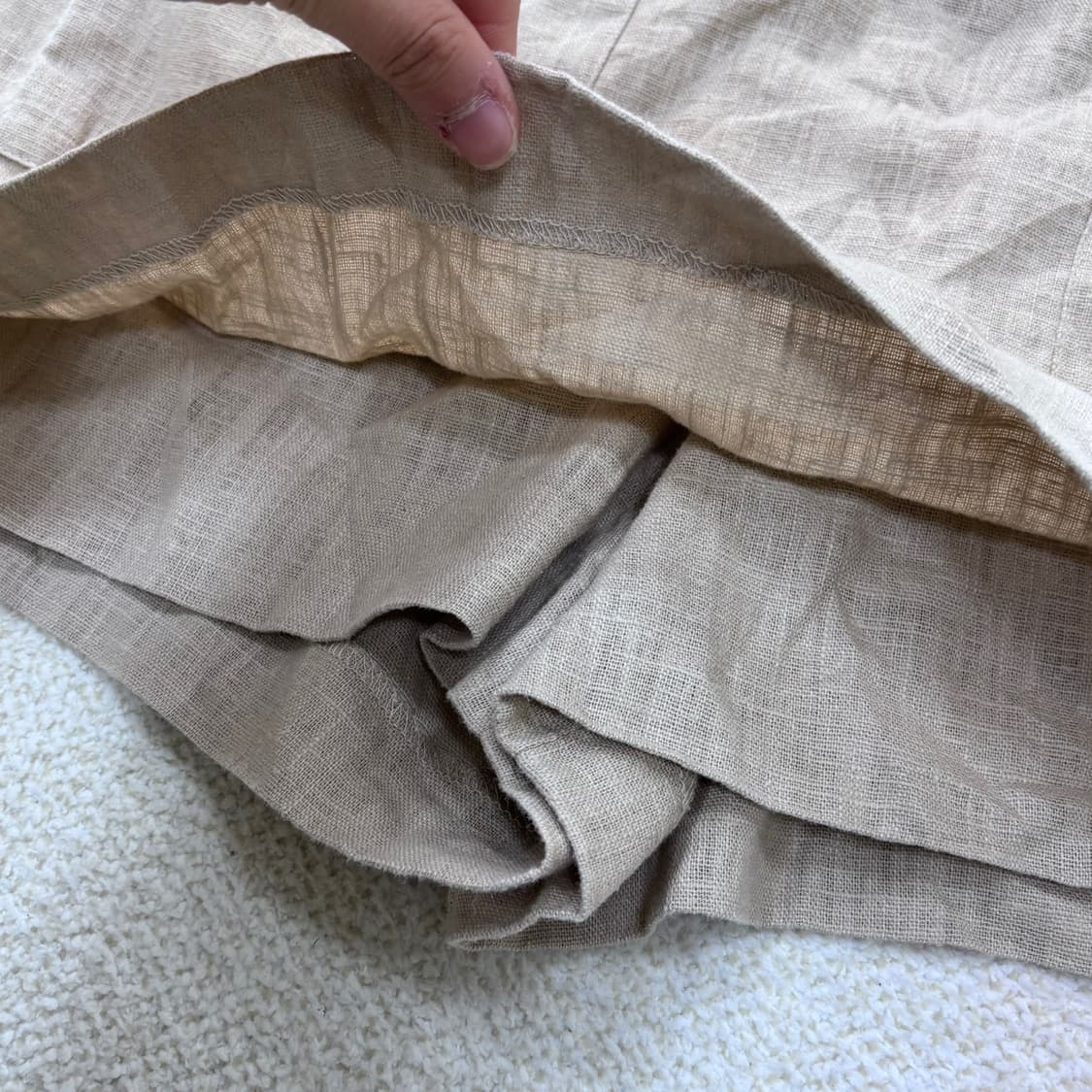 24 미쏘 린넨 미니 스커트 0313E 상품이미지7