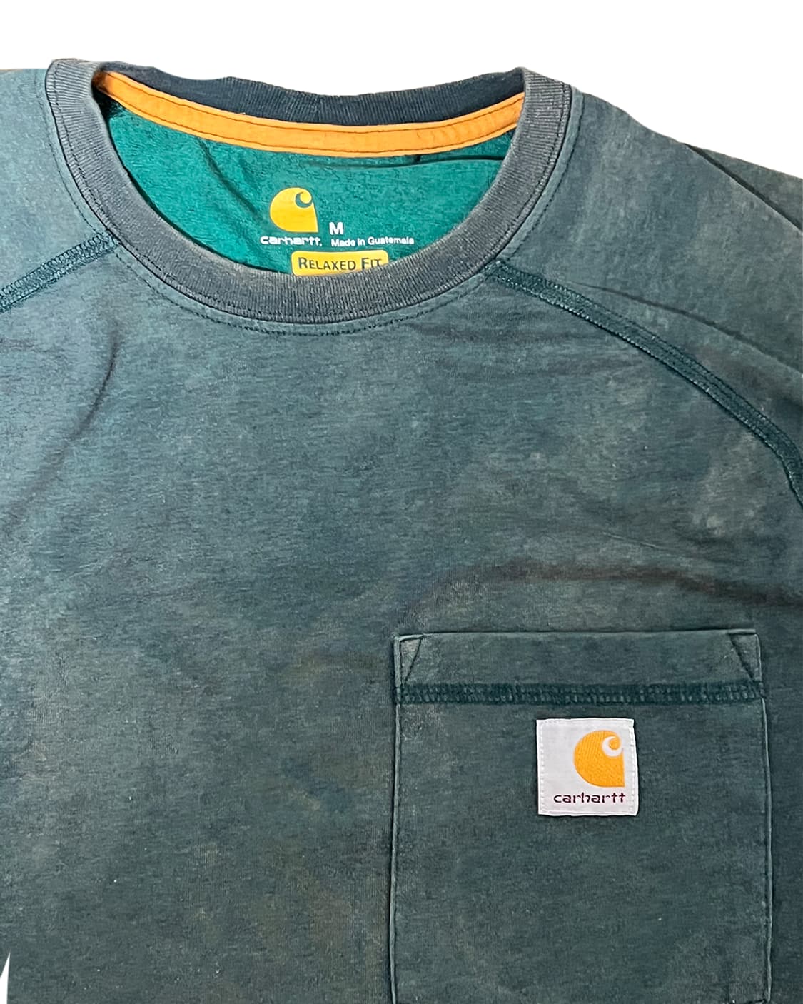 Faded Carhartt T shirt (Green, M)
 상품이미지2