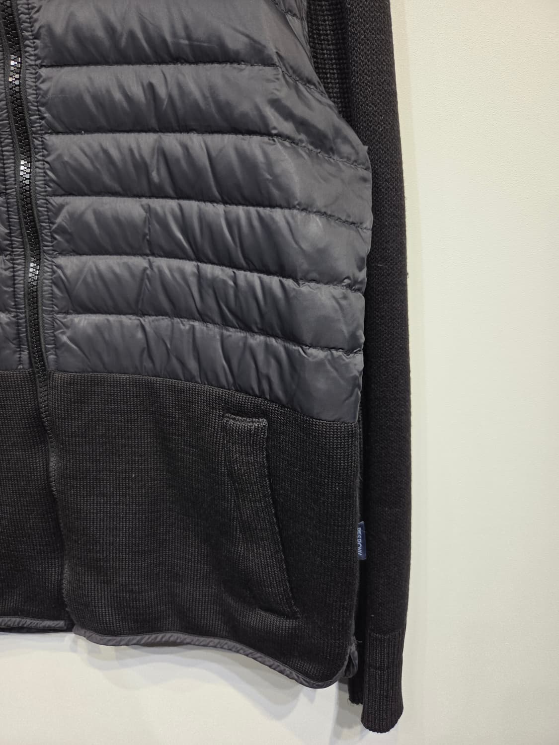 PESPOW 페스포 Aran Field 이태리 다운 니트 패딩 집업 상품이미지5