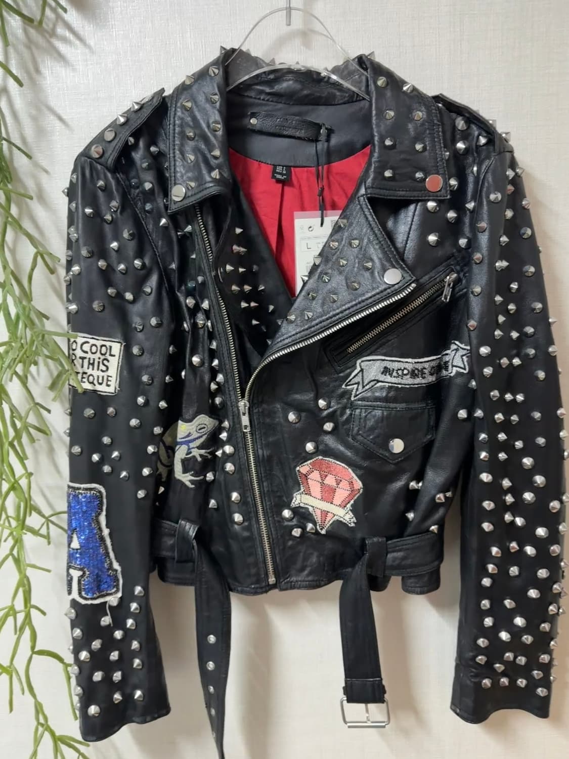 양가죽 스터드 레더자켓 상품이미지6