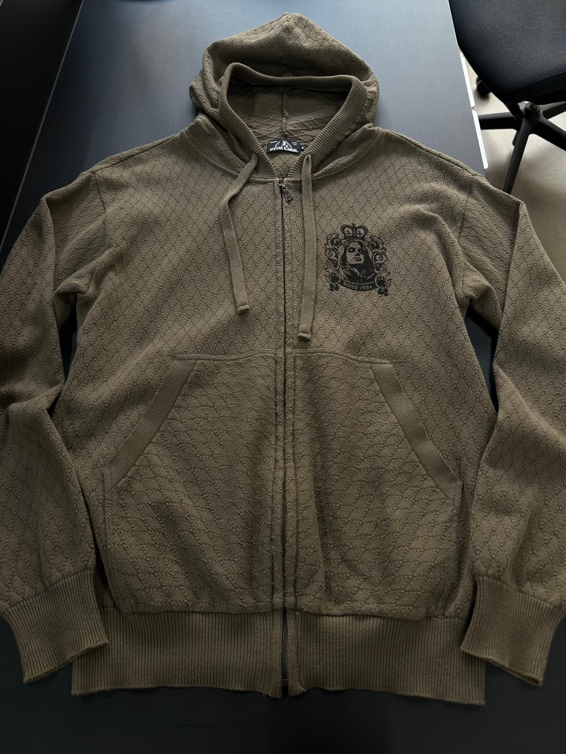 히스테릭글래머 히스걸 Genius Of Love 니트후드집업 상품이미지7