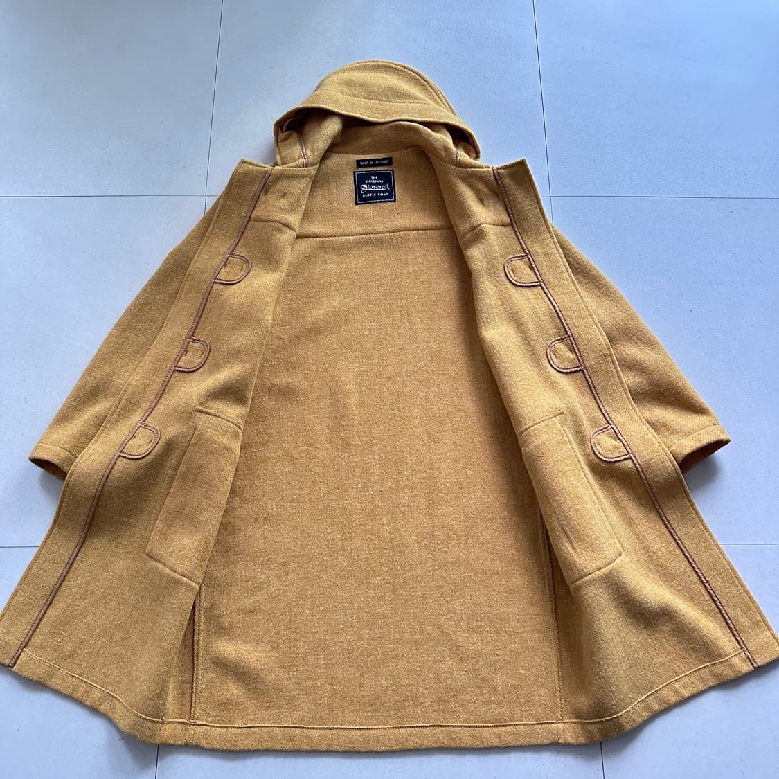 글로버올 오리지널 더플코트 옐로우 영국생산 상품이미지7