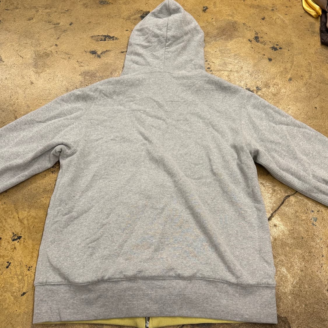 베이프 리버시블 양면 그레이 카모 밀리터리 풀 후드집업  상품이미지4