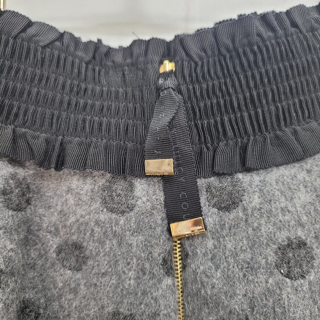 한섬 버드 도트 미니 스커트 55사이즈 새상품급 상품이미지3