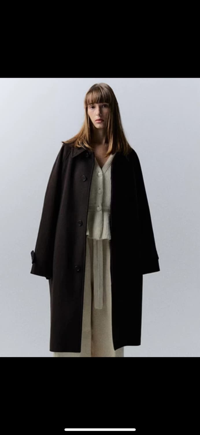 이지오 핸드메이드 캐시미어 블렌드 발마칸 코트 상품이미지2