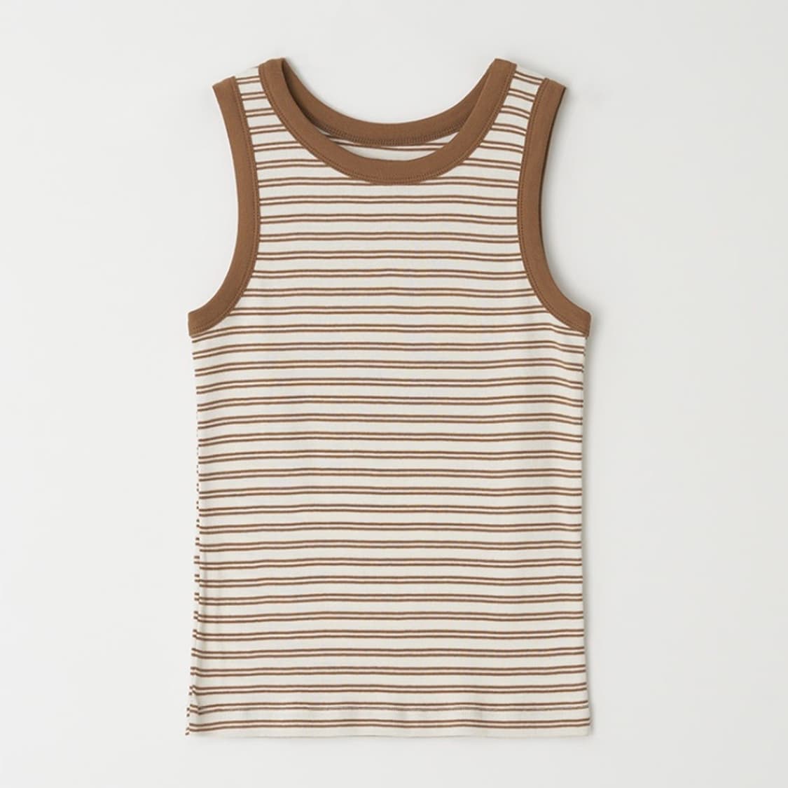 브렌다브렌든서울 ringer sleeveless - brown 상품이미지3