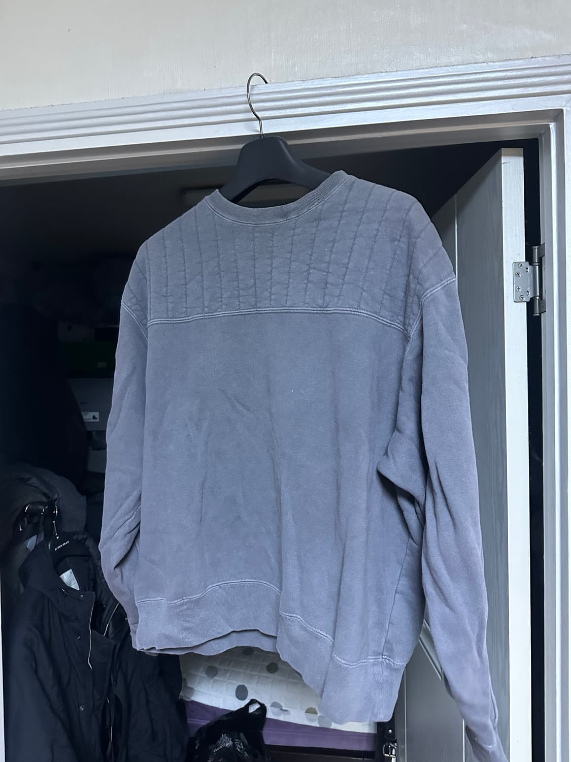 [L] 카브엠트 오버다이 크루넥 맨투맨 상품이미지1