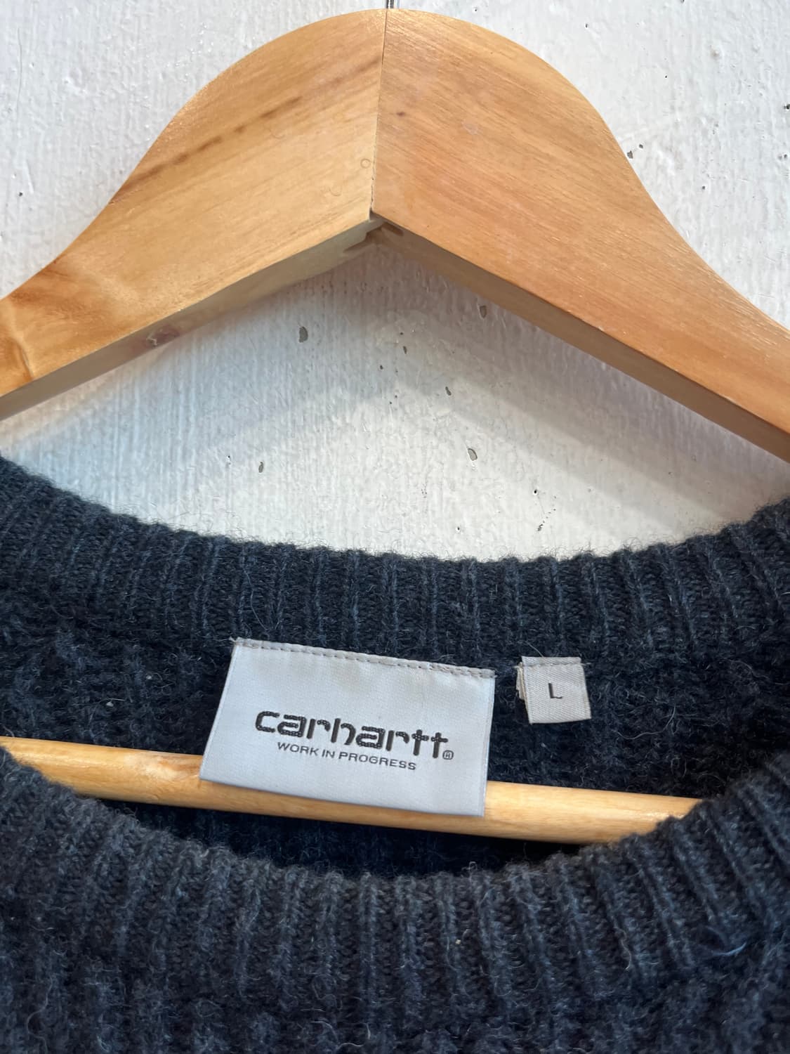 칼하트 립 울 니트 스웨터 상품이미지2