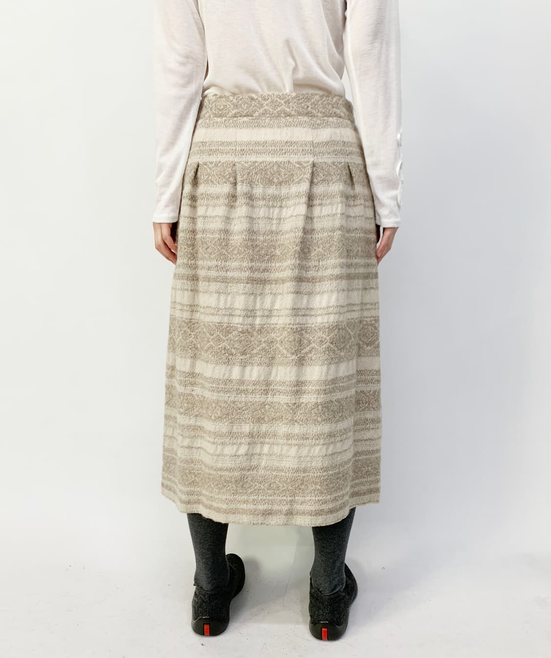 플랜테이션 에스닉 울 스커트 상품이미지4