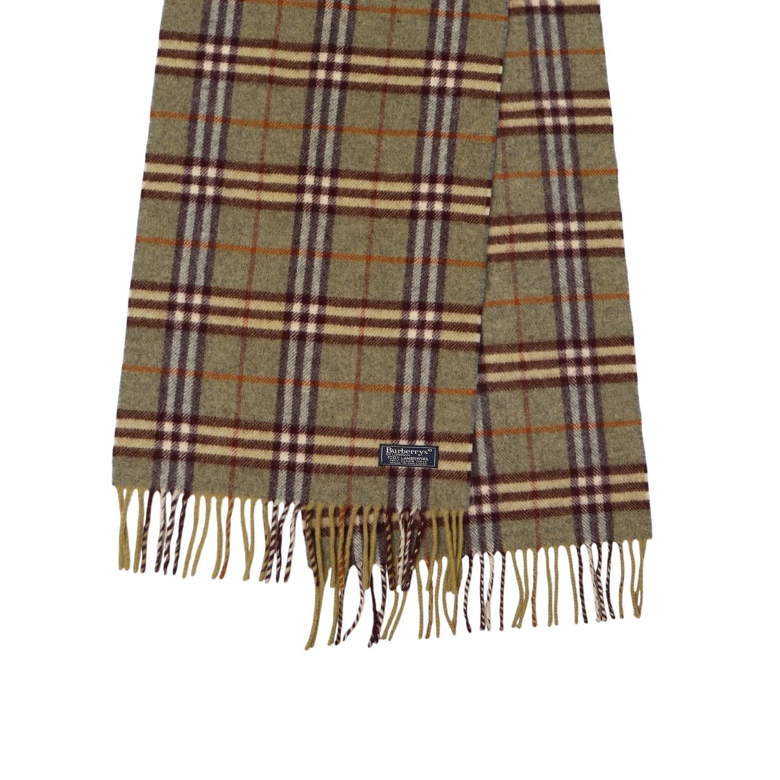 버버리 말차 램스울 노바체크 머플러 상품이미지5