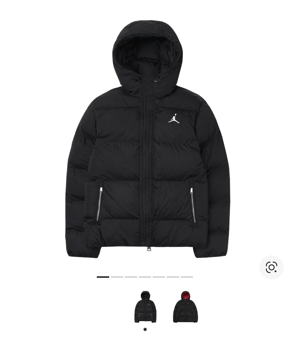 [M] Jordan 조던 브루클린 퍼퍼 자켓 블랙 상품이미지1