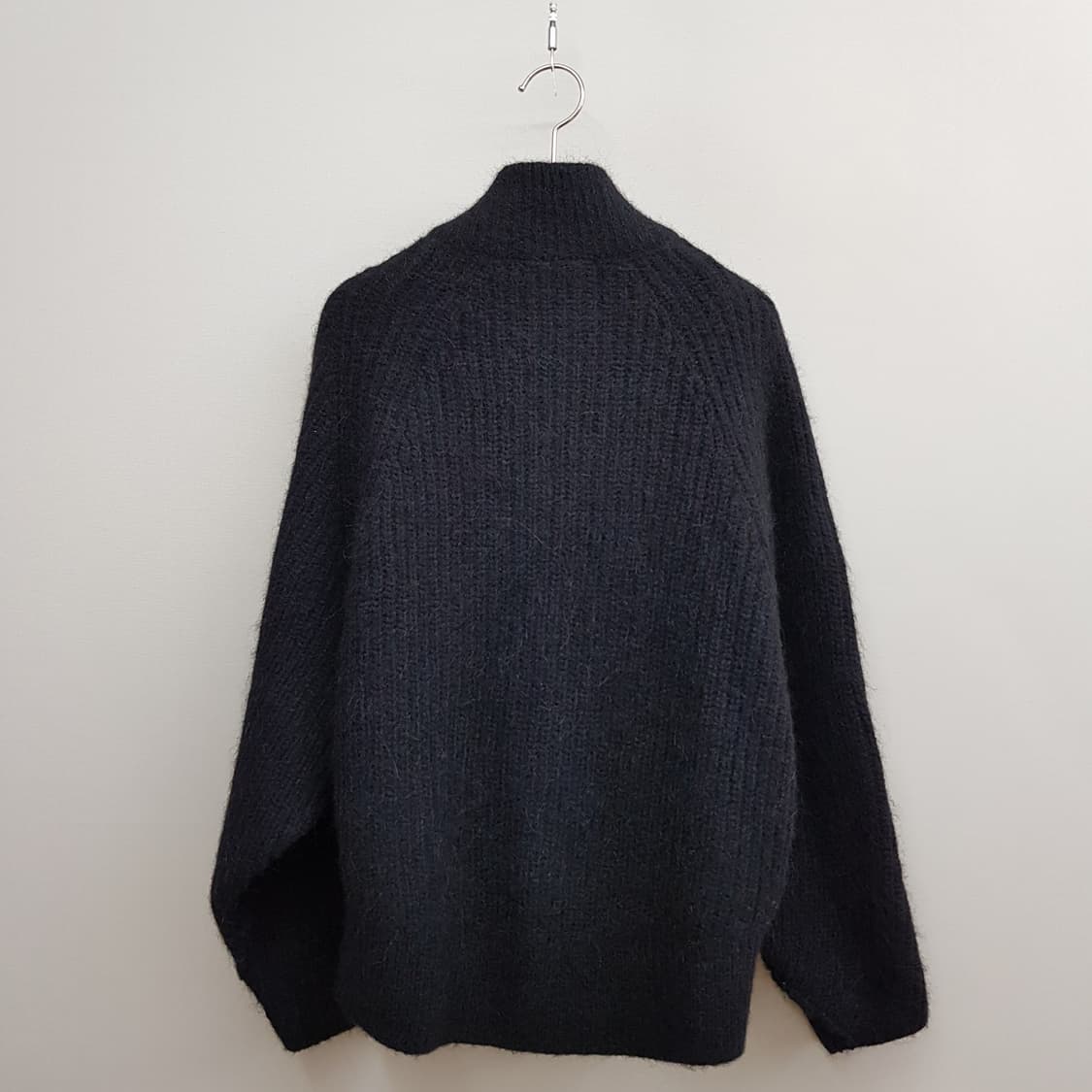 코스 COS 알파카 울 혼방 하이넥 집업 니트 자켓 XS사이즈 상품이미지4